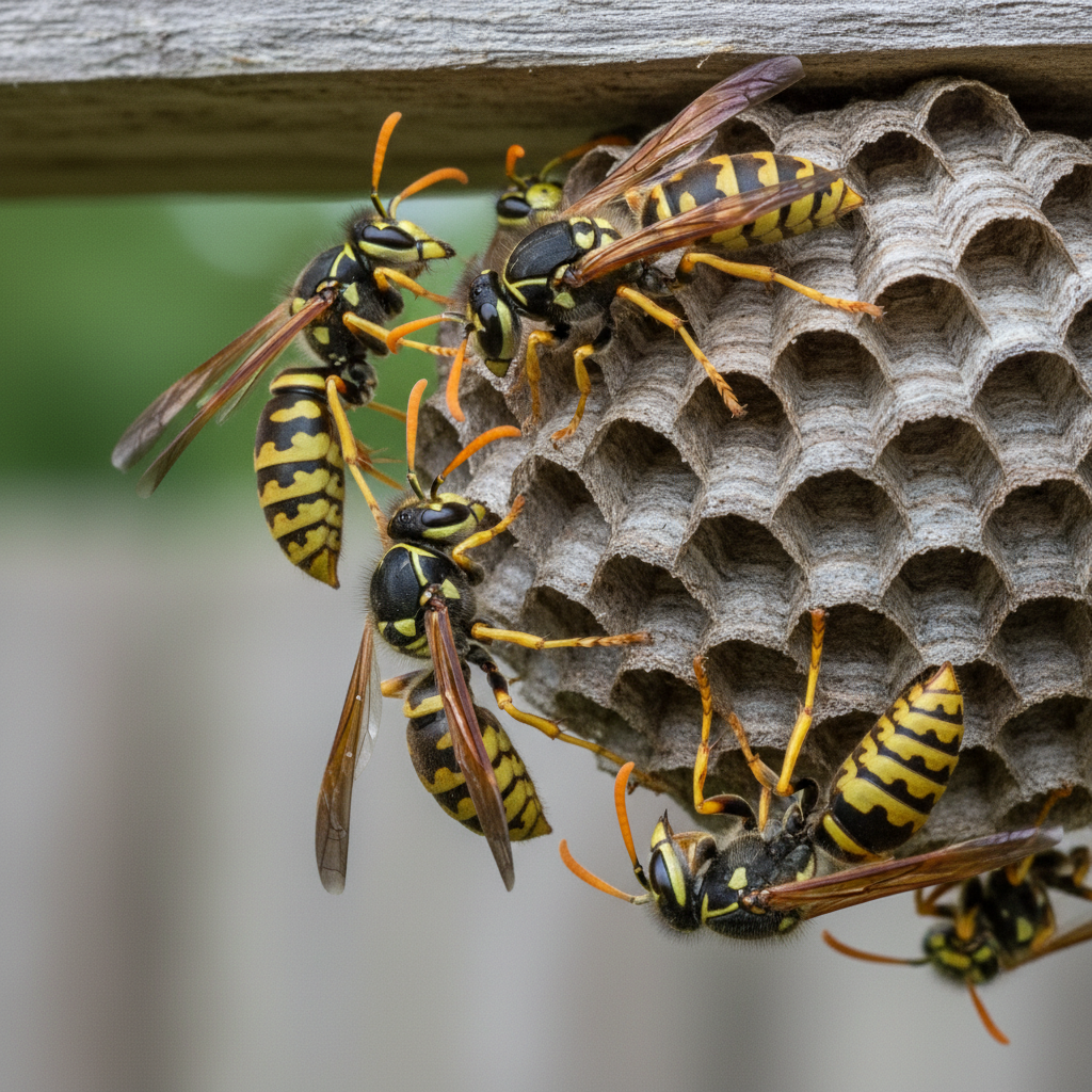 intervention-pompier-nid-guepes-42-Forez Guêpes & Nuisibles-2
