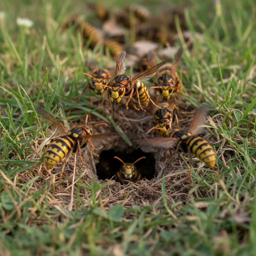nid-frelons-sous-terre