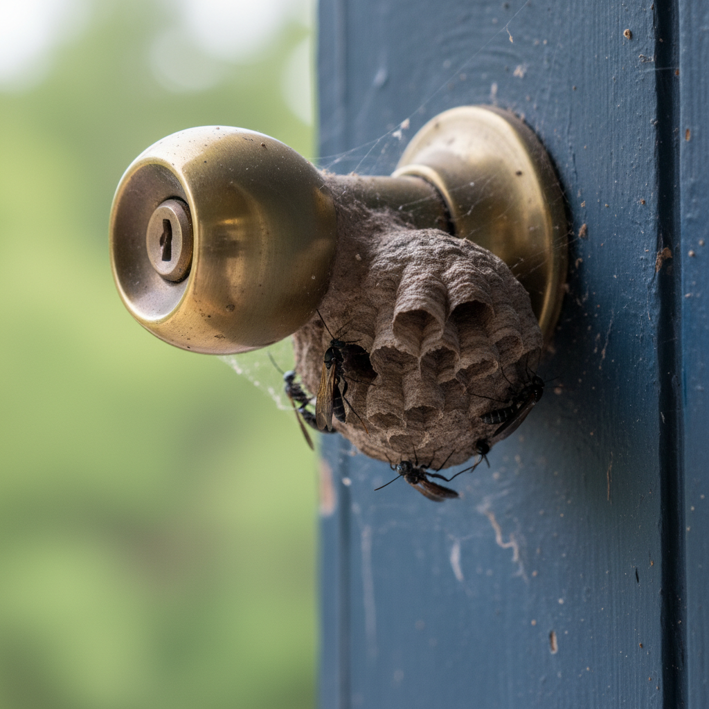 nid-guepe-maconne-danger-Forez Guêpes & Nuisibles-2